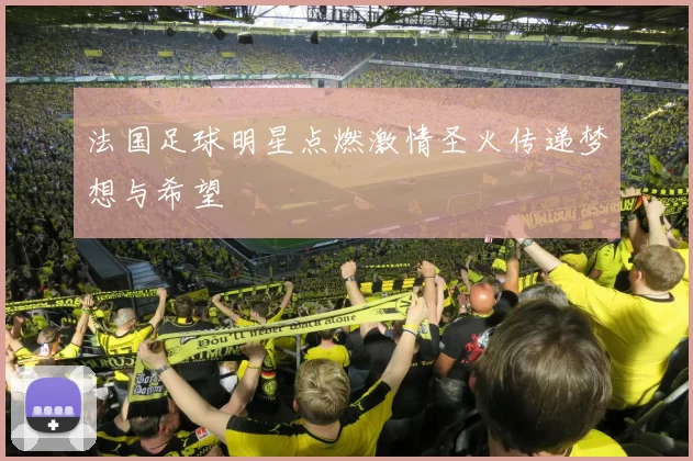 法国足球明星点燃激情圣火传递梦想与希望